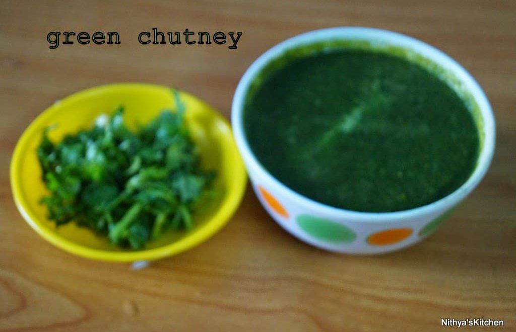 GREEN CHUTNEY Recipe nithyaskitchen